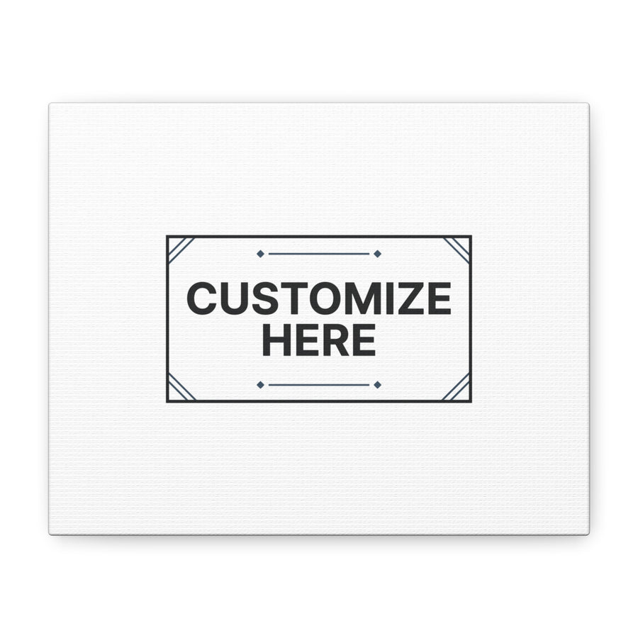 Personalized canvas example