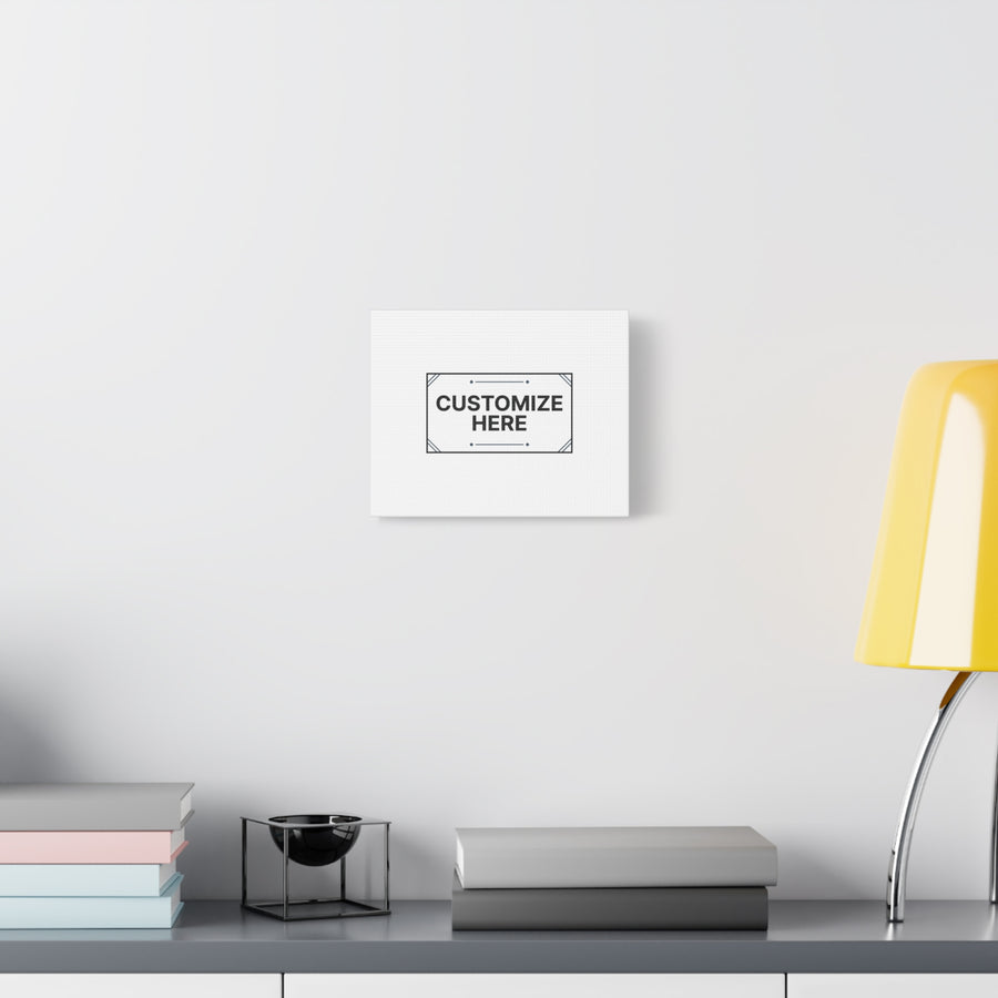 Personalized canvas example