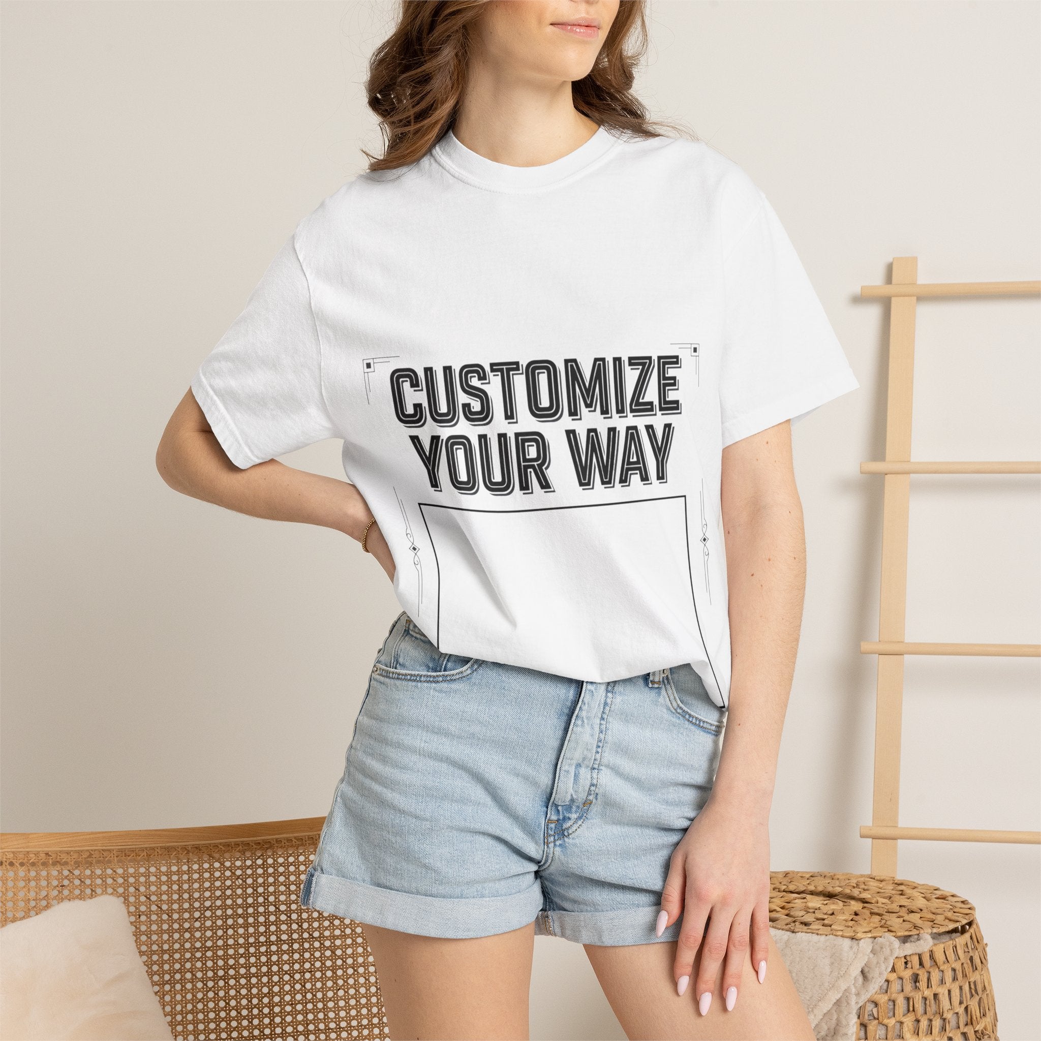 Customize Your Way T-Shirt — Blank Customizable Design Tee